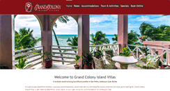 Desktop Screenshot of grandcolonyvillas.com
