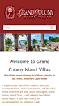 Mobile Screenshot of grandcolonyvillas.com
